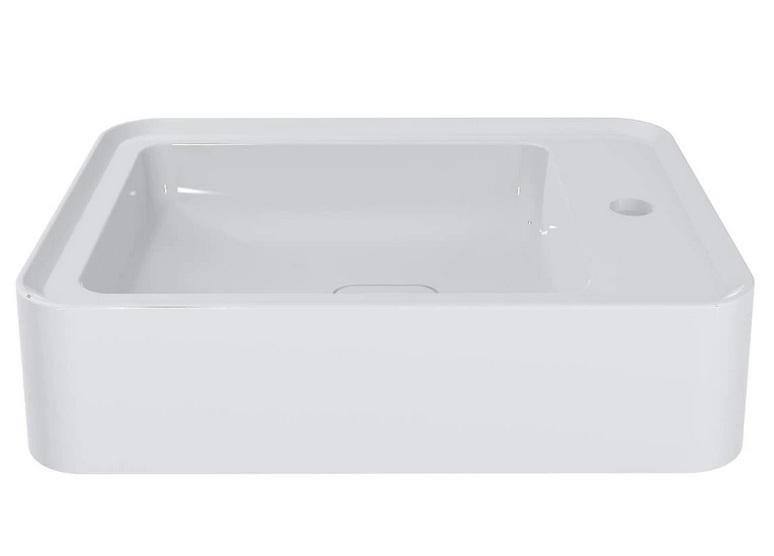 Раковина для ванної Miraggio Marrakesh L 51,9х38 см литий мармур Miramarble білий 8814257