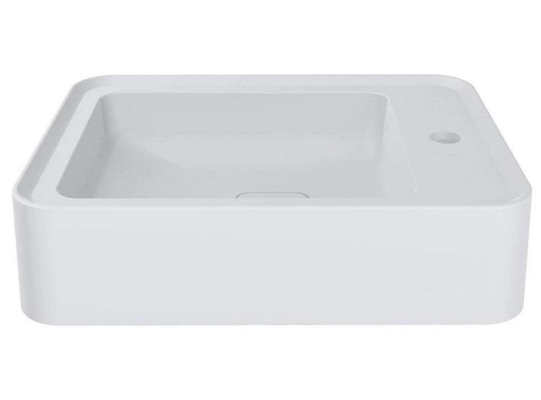 Раковина для ванной Miraggio Marrakesh L 51,9х38 см литой мрамор Miramarble белый матовый 8814258