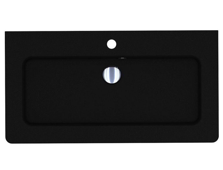 Раковина для ванної Miraggio Rostriks Tres 55х35 см Mirastonе black shine 8813482