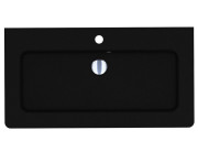 Раковина для ванної Miraggio Rostriks Tres 55х35 см Mirastonе black shine 8813482