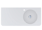 Раковина для ванной Miraggio Loop R 100х45 см литой мрамор Miramarble белый 8814190