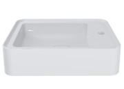 Раковина для ванної Miraggio Marrakesh L 51,9х38 см литий мармур Miramarble білий 8814257
