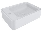 Раковина для ванної Miraggio Marrakesh R 51,9х38 см литий мармур Mirasoft Technology білий 8814256