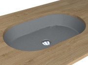 Раковина для ванной Miraggio Rome 55х35 см Mirastonе french gray 8813821