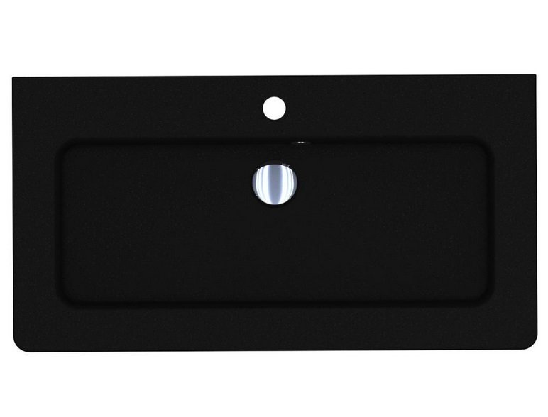 Раковина для ванной Miraggio Rostriks Tres 55х35 см Mirastonе black shine 8813482