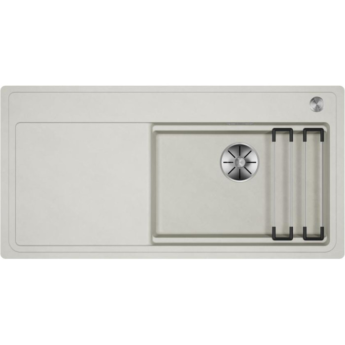 Мойка для кухни Blanco Etagon XL 6 S-F 98,8х49,8 см SILGRANIT® PuraDur® нежный белый 528107