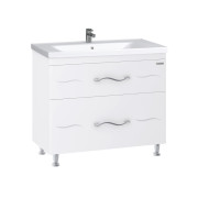 Тумба Sanwerk Mindal 100 см с раковиной Сава МДФ белый MV0000911