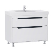 Тумба Sanwerk Greta 80 см с раковиной Принц МДФ белый MV0000916