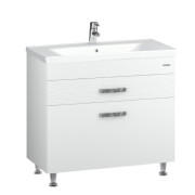 Тумба Sanwerk Sierra 100 см із раковиною Сава МДФ білий MV0000914