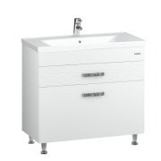 Тумба Sanwerk Sierra 100 см с раковиной Сава МДФ белый MV0000914