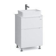 Тумба Sanwerk Era 60 см с раковиной Rapid МДФ белый MV0000902