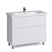 Тумба Sanwerk Era 100 см с раковиной Сава МДФ белый MV0000908