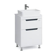 Тумба Sanwerk Greta 60 см с раковиной Rapid МДФ белый MV0000904