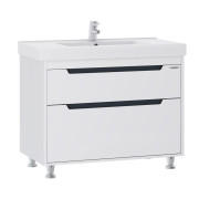Тумба Sanwerk Greta 80 см с раковиной Принц МДФ белый MV0000916