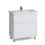 Тумба Sanwerk Alessa 80 см с раковиной Idea МДФ белый MV0000869