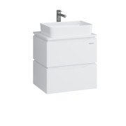 Тумба Sanwerk Alessa Air 60 см із раковиною Rapid МДФ білий MV0000899