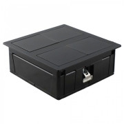 Блок розеток ASA Plastici VersaHit Dual 1x220В + 1USB 5V чорний матовий 060.15F.00045