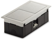 Розетковий блок ASA Plastici VersaHit Mono 1x220В нержавіюча сталь 060.25F.00001