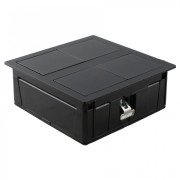 Блок розеток ASA Plastici VersaHit Dual 1x220В + 1USB 5V матовый черный 060.15F.00045