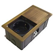 Розеточный блок ASA Plastici VersaHit Mono 1x220В состаренная бронза 060.25F.00004