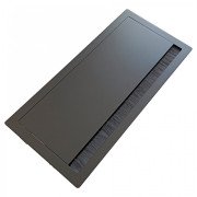 Розеточный блок ASA Plastici VersaFlap mono 2.0 3x220В + USB 5V Type A+C черный 060.42F.00023