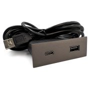 Мебельная USB-розетка ASA Plastici VersaPick USB 5V Type A+C пьютер 060.29Z.00054