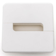 Кабелевий пропуск ASA Plastici Carre пластик білий 010.021.00003