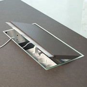 Кабельная заглушка ASA Plastici Exit Fly Mono алюминий 040.031.00001