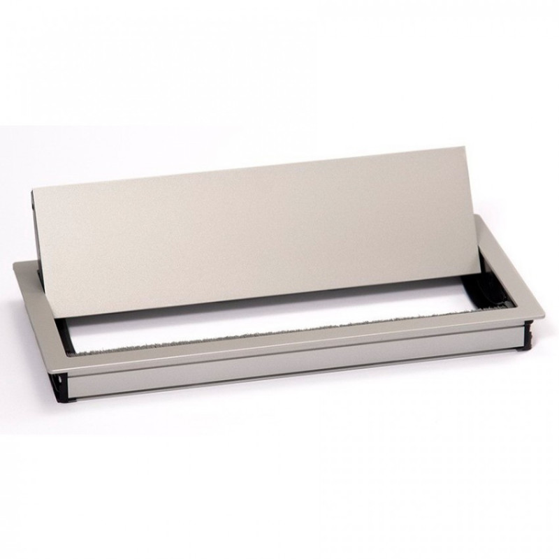 Лючок в стол ASA Plastici Exit Dual 2.0 пластик алюминий 040.020.00001