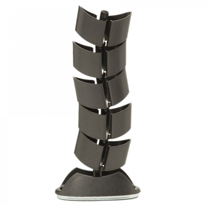 Гнучкий кабель-канал ASA Plastici Vertebra пластик графіт 010.120.00003