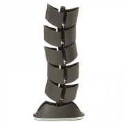 Гнучкий кабель-канал ASA Plastici Vertebra пластик графіт 010.120.00003