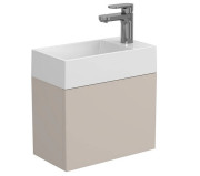 Тумба подвесная Miraggio Minima с раковиной Copper 400 МДФ серый 8815062