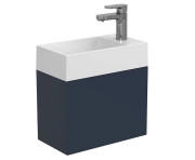 Тумба подвесная Miraggio Minima с раковиной Copper 400 МДФ синий 8815046