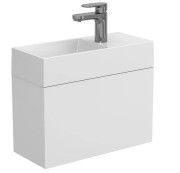 Тумба подвесная Miraggio Minima с раковиной Copper 500 МДФ белый мат 8815055