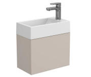 Тумба подвесная Miraggio Minima с раковиной Faro 400 МДФ серый 8815061