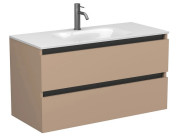 Тумба Miraggio Natura з раковиною Jessel 1000 МДФ капучіно 8814877