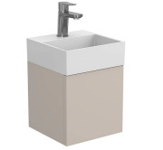 Тумба підвісна Miraggio Minima з раковиною Toni 300 МДФ сірий 8815064