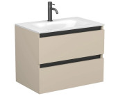 Тумба Miraggio Natura с раковиной Jessel 700 МДФ кашемир 8814862