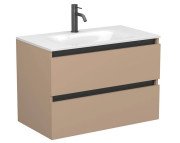 Тумба Miraggio Natura с раковиной Jessel 800 МДФ капучино 8814875