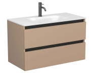 Тумба Miraggio Natura с раковиной Jessel 900 МДФ капучино 8814876