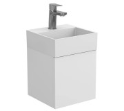 Тумба підвісна Miraggio Minima з раковиною Toni 300 МДФ білий мат 8815056