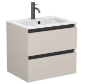 Тумба Miraggio Natura з раковиною Della 600 ДСП кашемір 8814807