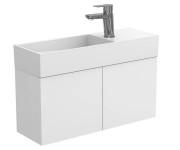 Тумба підвісна Miraggio Minima з раковиною Toni 650 МДФ білий мат 8815058