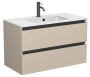 Тумба Miraggio Natura з раковиною Della 900 кашемір МДФ 8814859