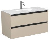 Тумба Miraggio Natura з раковиною Jessel 1000 МДФ кашемір 8814865