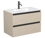 Тумба Miraggio Natura з раковиною Jessel 800 МДФ кашемір 8814863