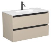 Тумба Miraggio Natura з раковиною Jessel 900 МДФ кашемір 8814864