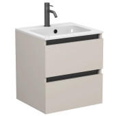 Тумба Miraggio Natura с раковиной Della 500 ДСП кашемир 8814805