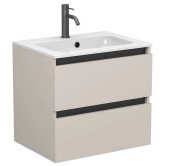 Тумба Miraggio Natura с раковиной Della 600 ДСП кашемир 8814807