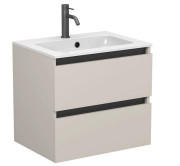 Тумба Miraggio Natura с раковиной Della 600 ДСП кашемир 8814807